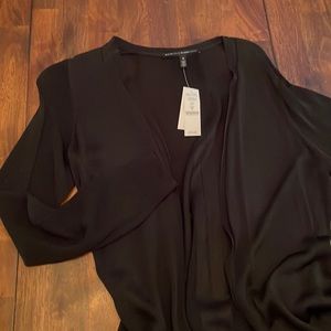 White House Black Market Long Sheer Sweater